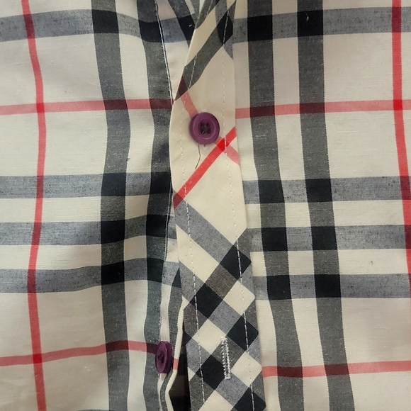 Plaid print button up. - Picture 2 of 2